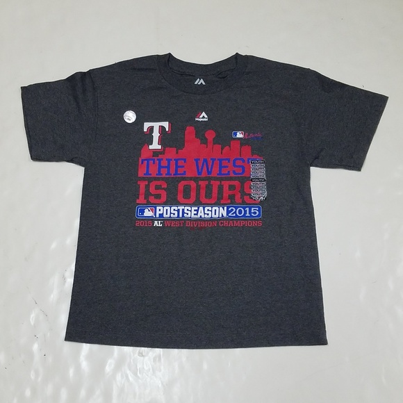 texas rangers the west is ours shirt